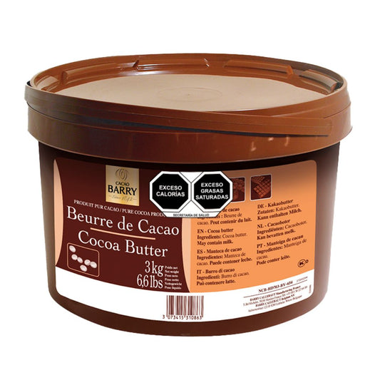 Manteca de cacao en pistols