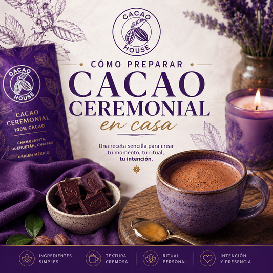 ¿Cómo preparar nuestro Cacao Ceremonial? 🍫