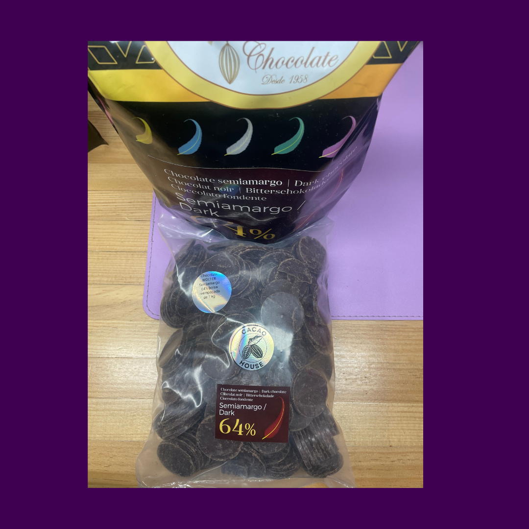 Chocolate semiamargo 64% Wolter Dark