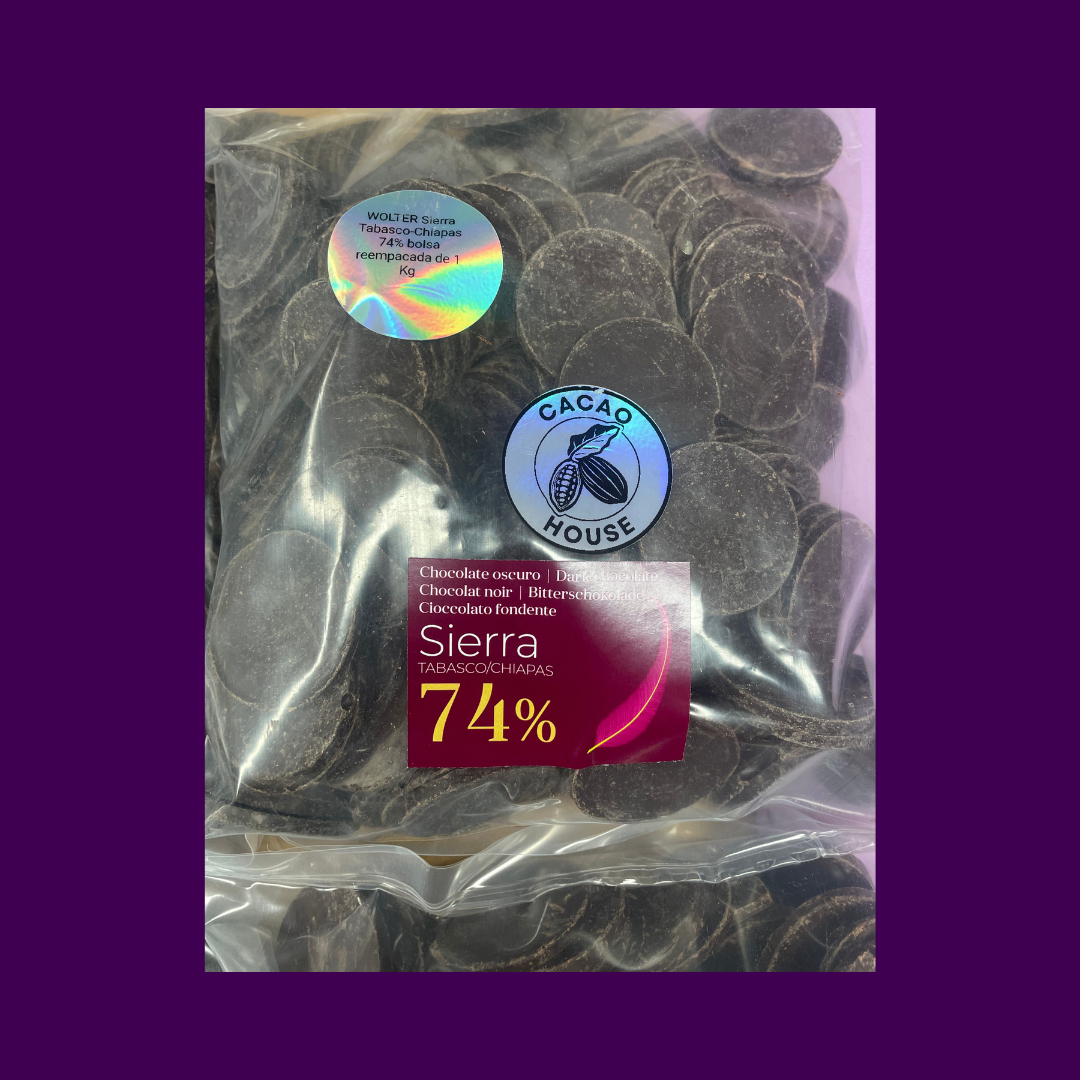 Chocolate amargo 74% Wolter Sierra Tabasco
