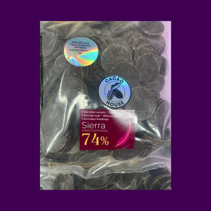 Chocolate amargo 74% Wolter Sierra Tabasco