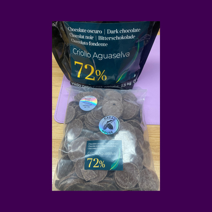 Chocolate amargo 72% Wolter Aguaselva