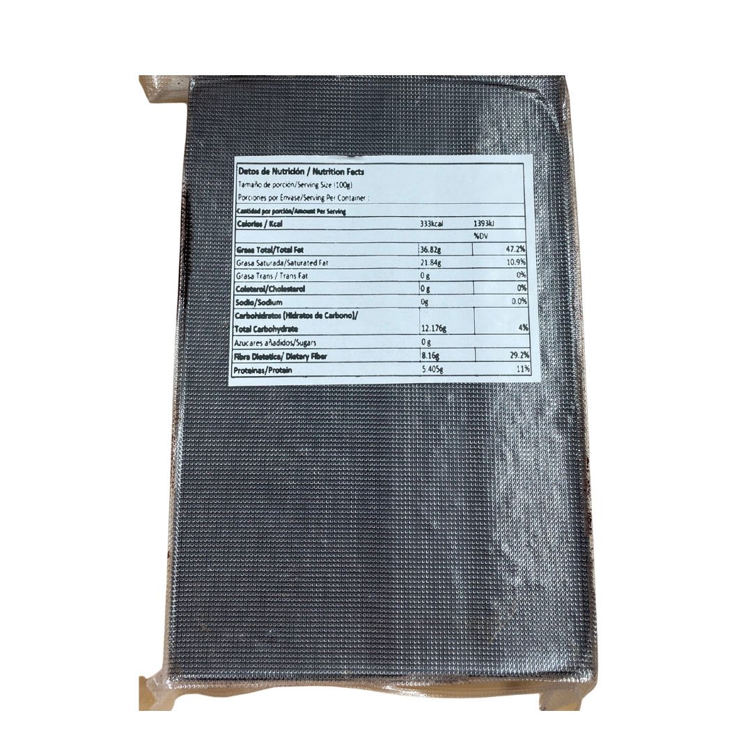 Chocolate con monkfruit Cacao House 60% cacao (sin ázucar)