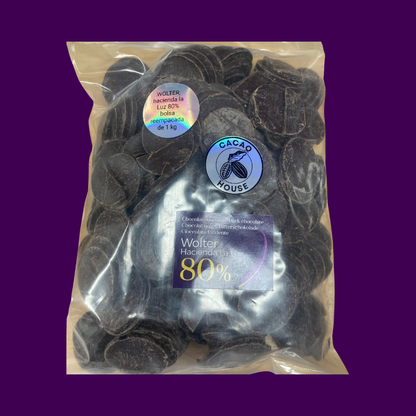 Chocolate amargo 80% Wolter Hacienda la Luz