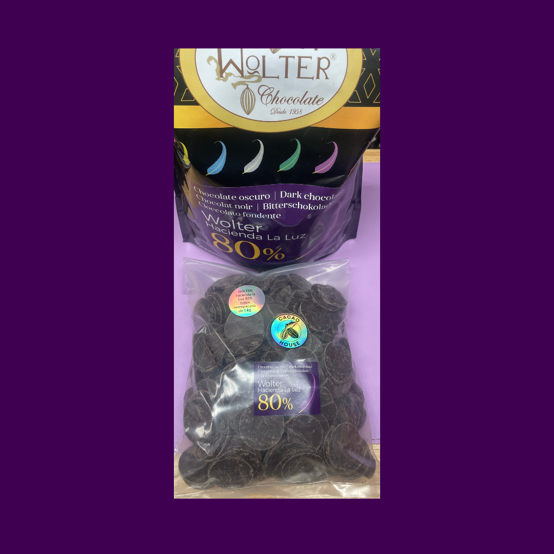 Chocolate amargo 80% Wolter Hacienda la Luz