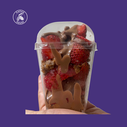 Curso Arma tu fresas en vaso con rellenos crunchy y glaseados