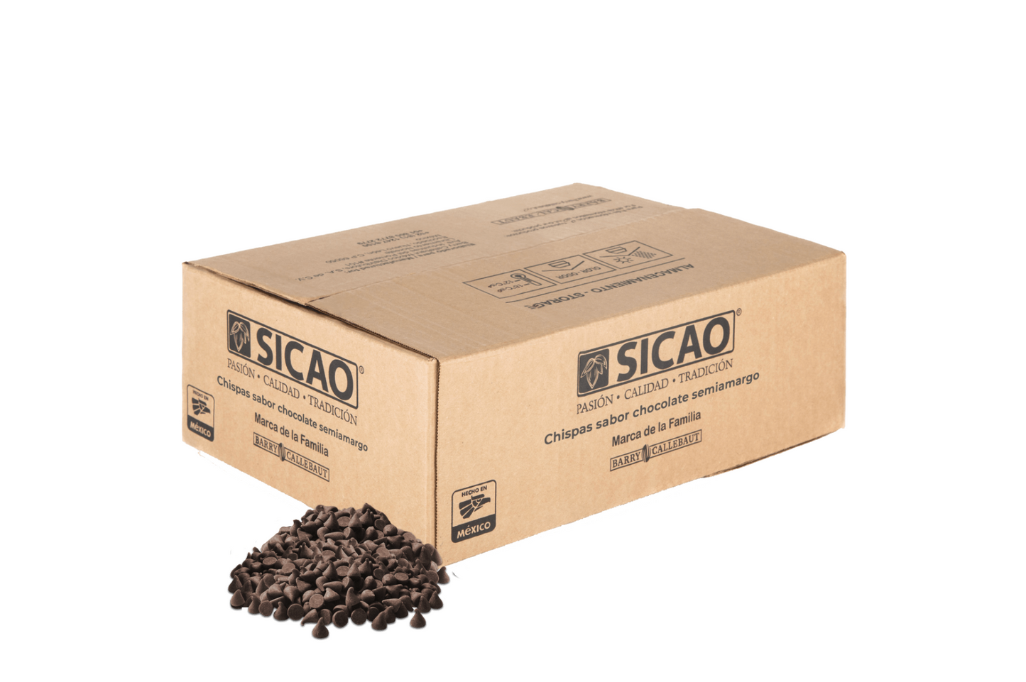 Cobertura sucedánea sabor chocolate oscuro Sicao