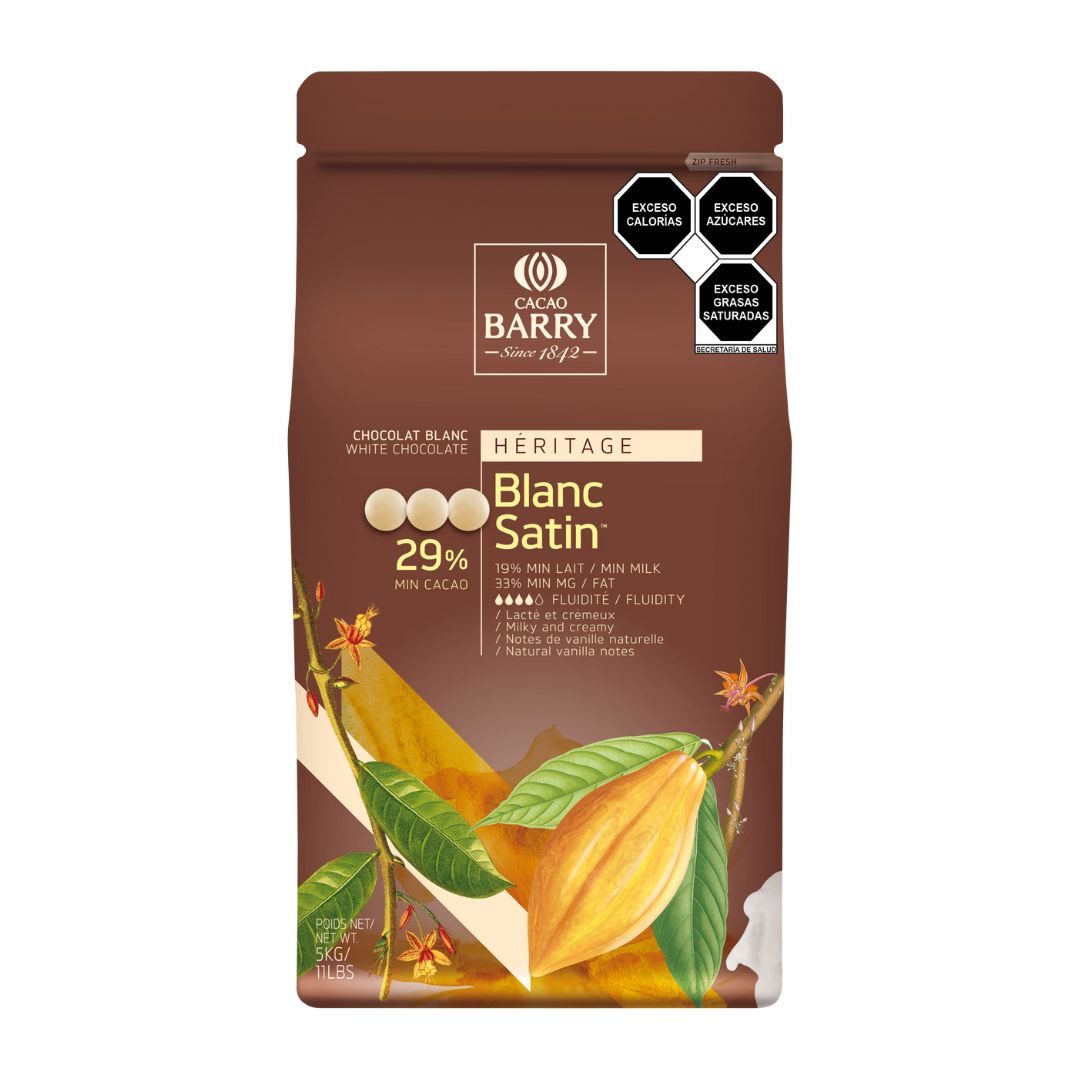 Chocolate blanco Blanc Satin 29% Cacao Barry - Cacao House – Cacao house