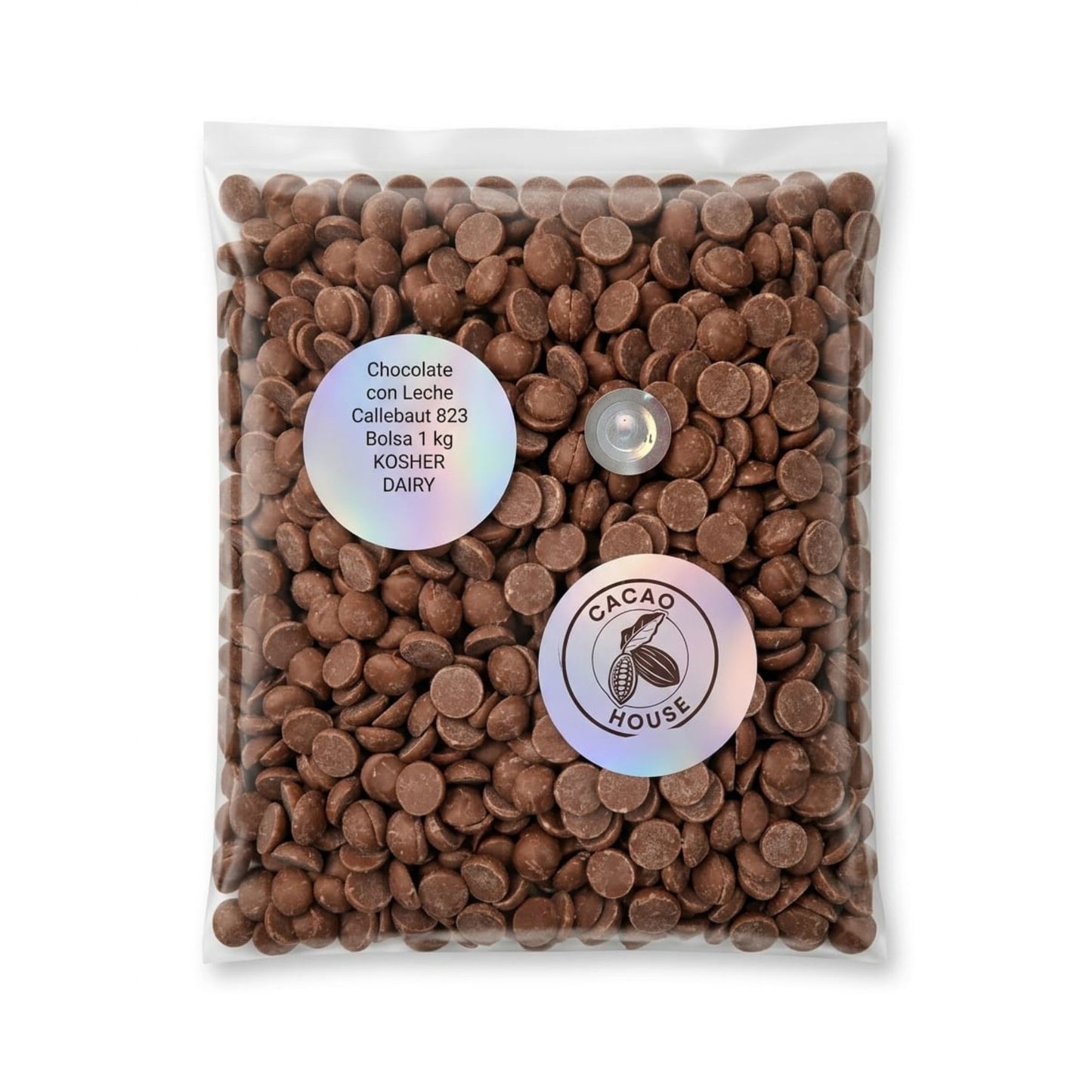 Chocolate con leche con 33.8% cacao Callebaut