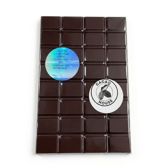 Chocolate sin azucar monkfruit 60% cacao 