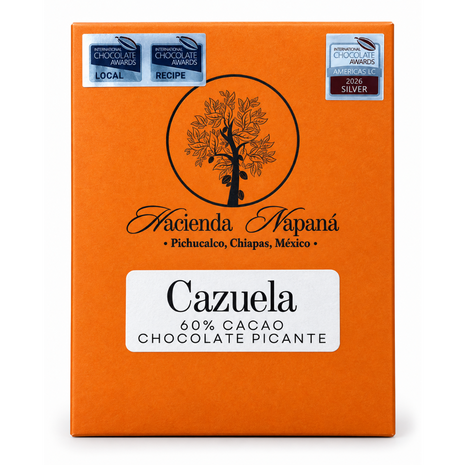 Barra de Chocolate amargo 60% Cazuela 60 gr