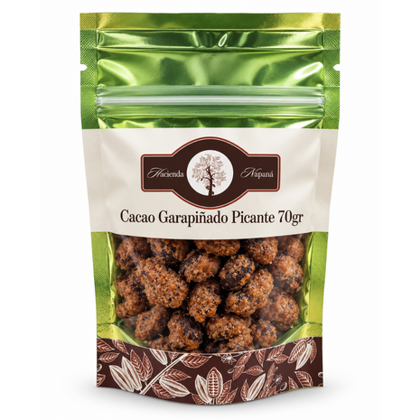 Cacao garapiñado picante 80 gr