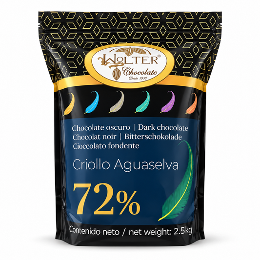 chocolate amargo mexicano 72%