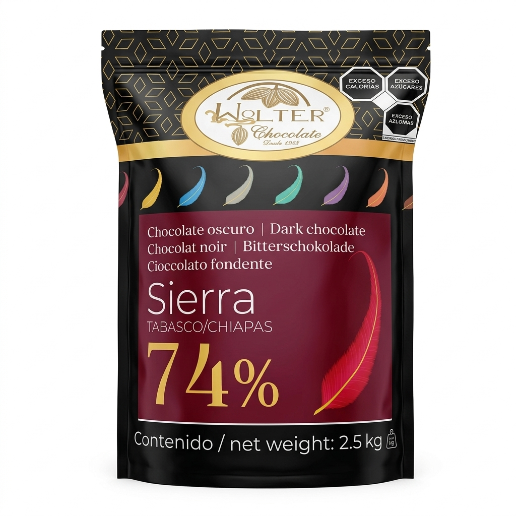 chocolate amargo mexicano 74% tabasco