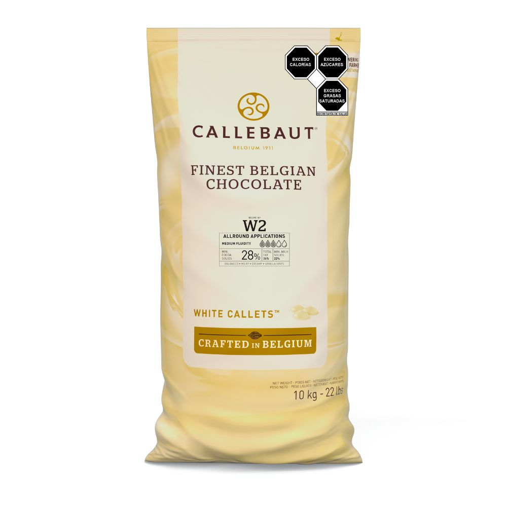 Chocolate Blanco Callebaut con 28% cacao