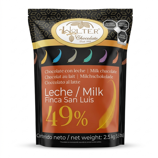 Chocolate con leche mexicano 49%