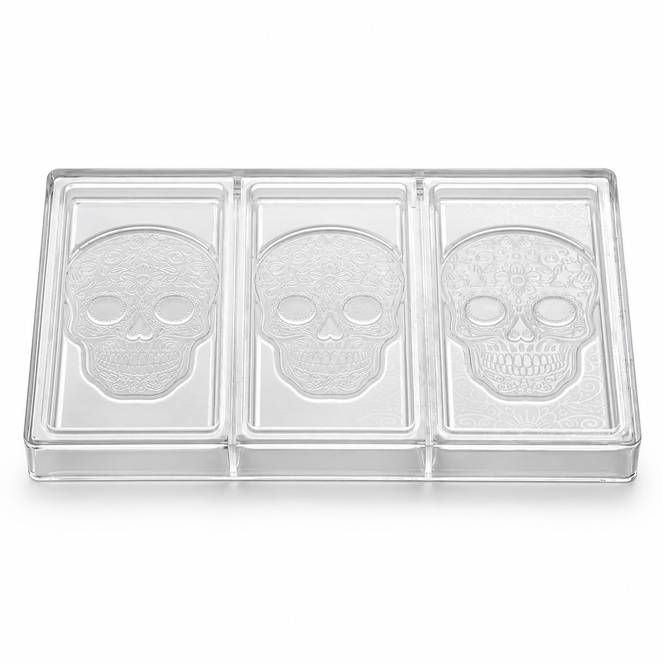 moldes para chocolateria de craneo