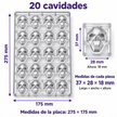 moldes de chocolate calaca