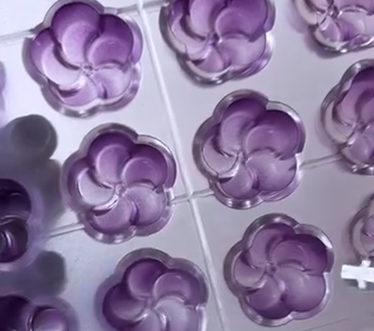 molde forma de flor