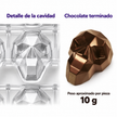 molde de chocolate dia de muertos Skull Martellato MA1017