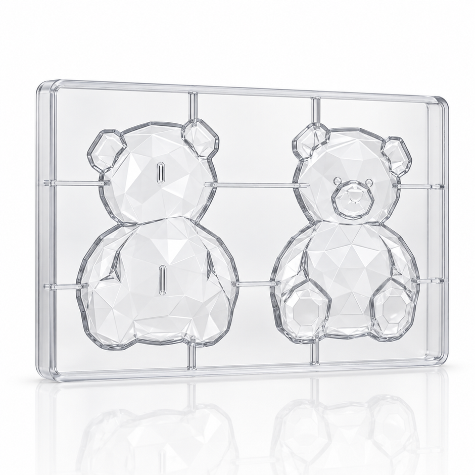 moldes de policarbonato para chocolate oso policarbonato
