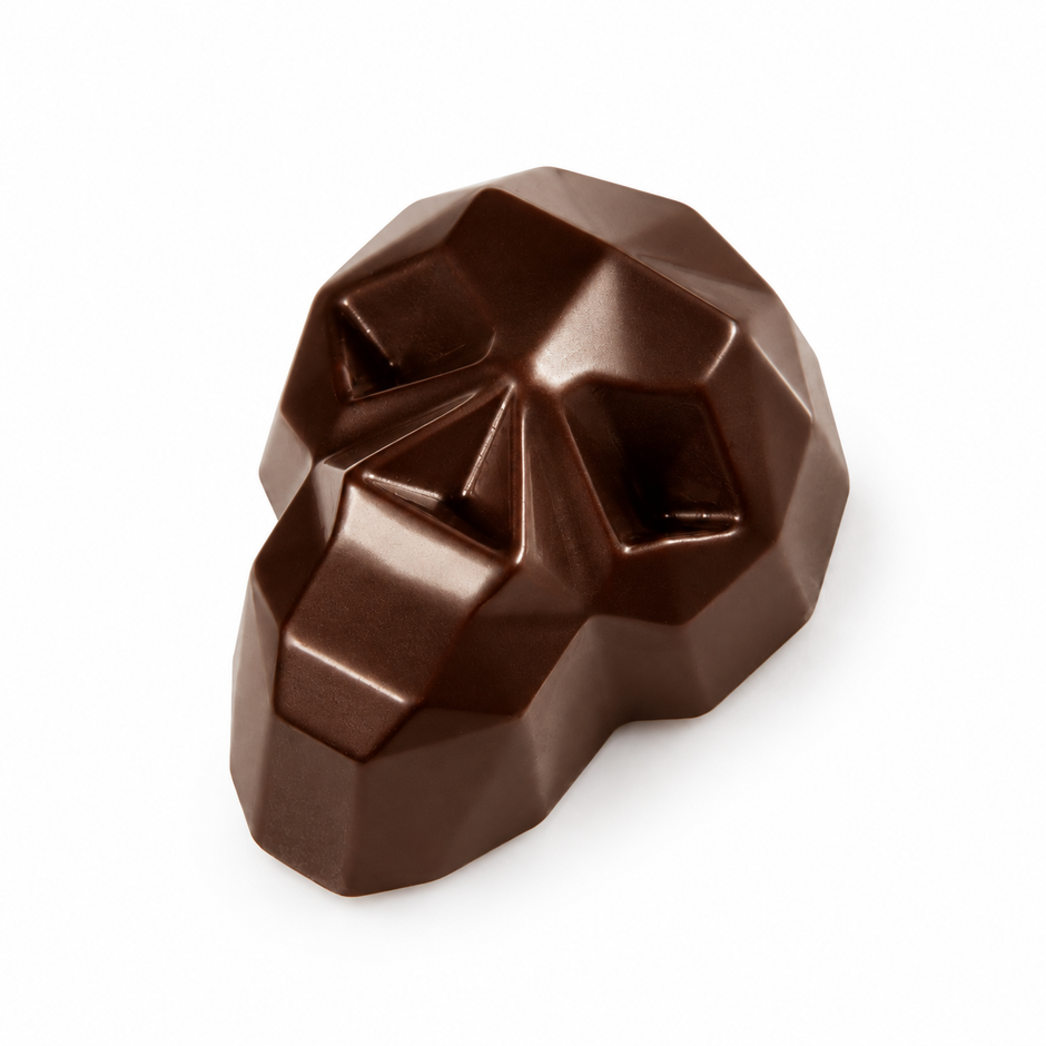 moldes de policarbonato para chocolate calaca