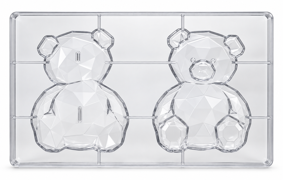moldes para chocolate policarbonato alta calidad oso