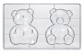 moldes para chocolate policarbonato alta calidad oso
