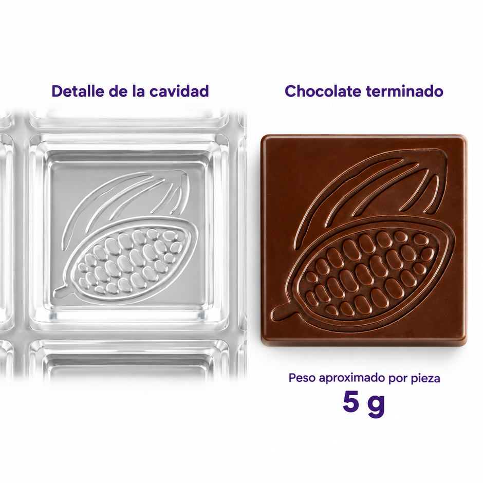 moldes de policarbonato para chocolate