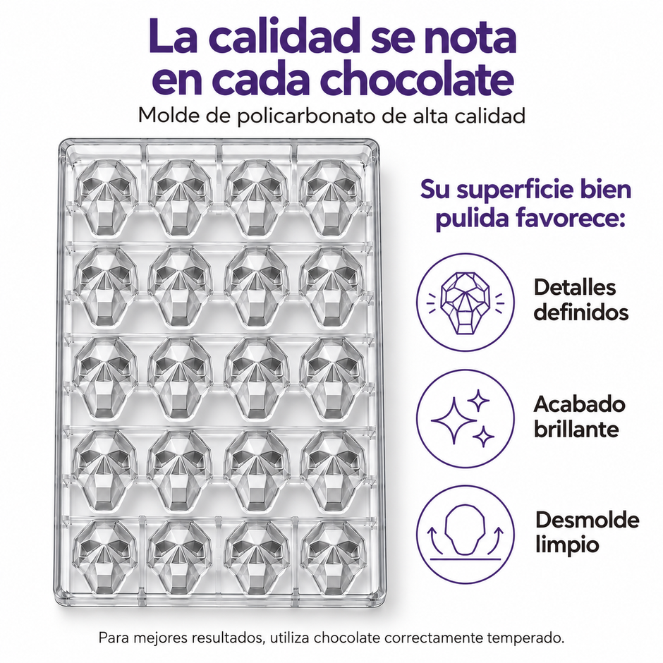 moldes de policarbonato craneo