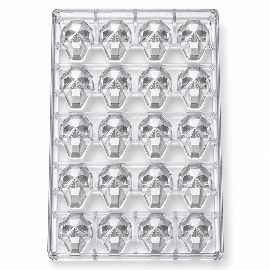 moldes para chocolateria craneo