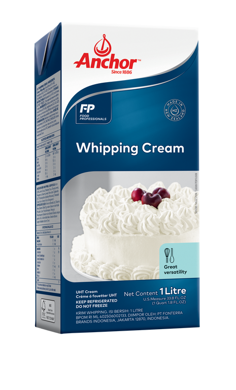 crema para batir anchor 1 litro